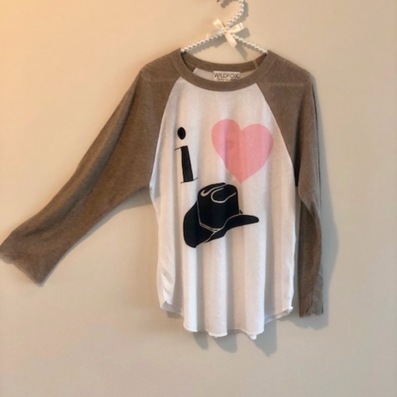 Wildfox Tops - NWT Wildfox Ride 'Em I Love Cowboys Tshirt - Small